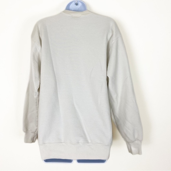 VINTAGE 80s KEDS SPORT White Crewneck Pullover Sweatshirt S/M Retro Athleisure - Picture 5 of 9